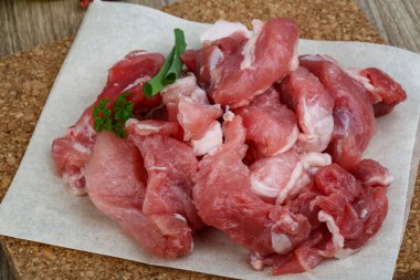 Doğranmış domuz eti