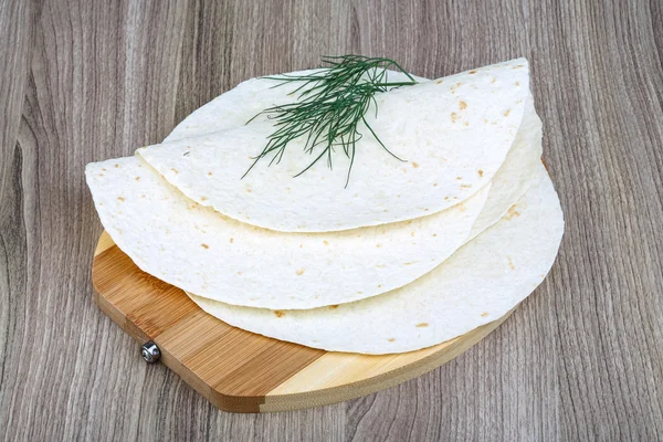 Mexican Tortillas with dill — Stock Photo, Image