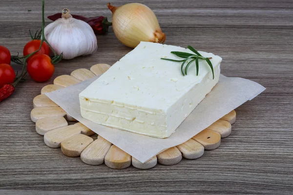 白人のチーズ Brinza — ストック写真