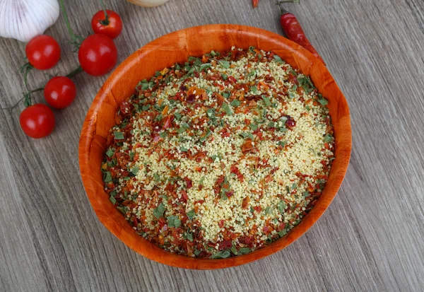 Arabic Raw couscous — Stock Photo, Image