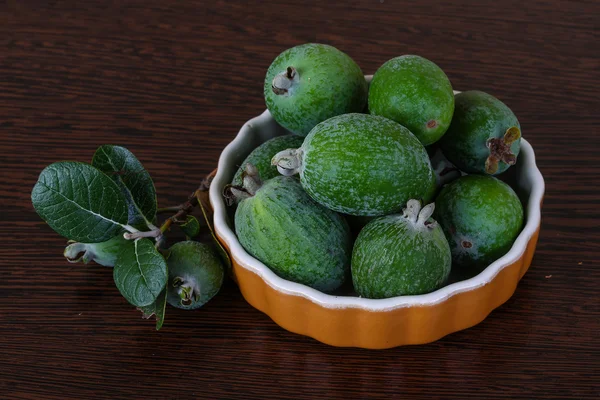 Frutos de feijoa doces — Fotografia de Stock