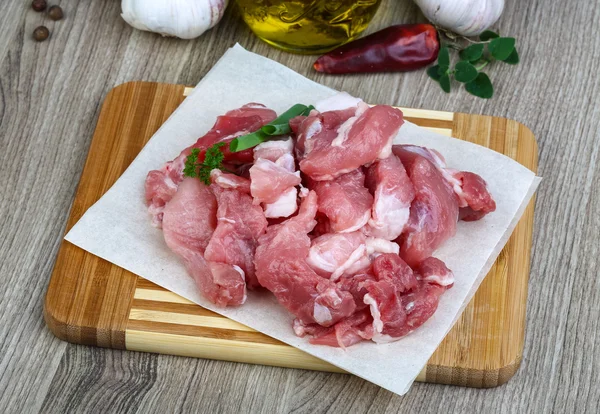 Doğranmış domuz eti — Stok fotoğraf