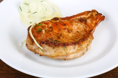 ızgara domuz biftek