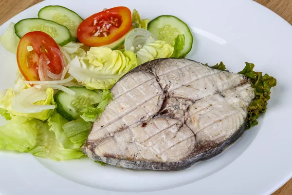 Filete de atún a la parrilla — Foto de Stock