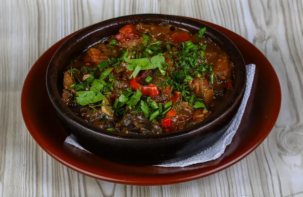 Cocina caucásica - ajapsandali — Foto de Stock