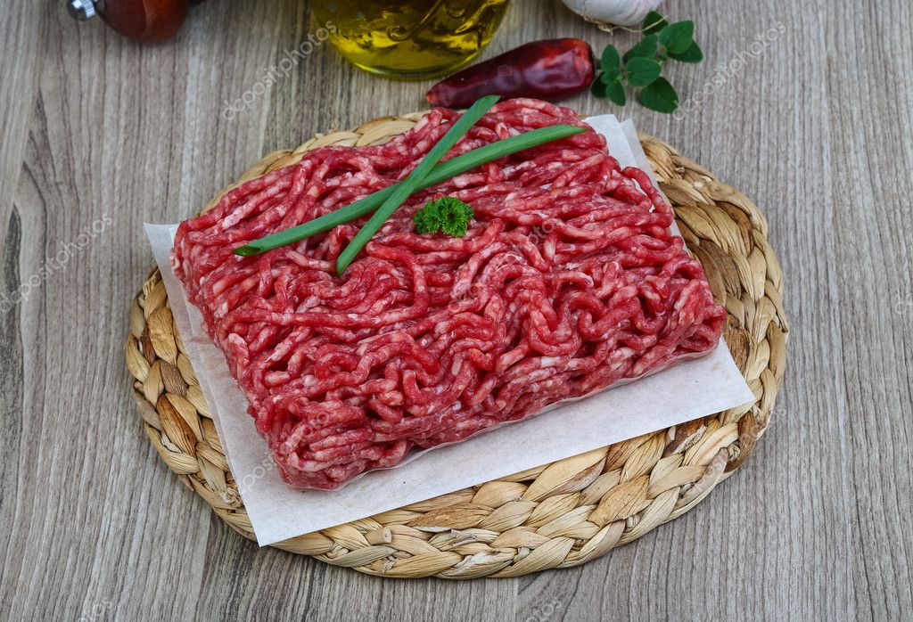 Minced beef meat Stock Photo by ©AndreySt 91310334