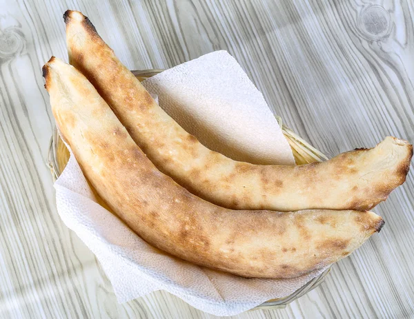 Hot crusty Homemade bread — Stock Photo, Image