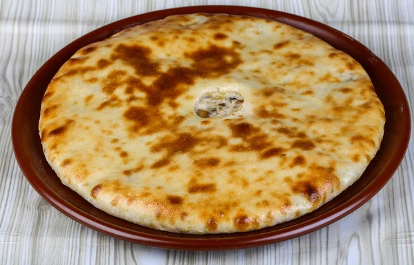 Hot Ossetian pie — Stock Photo, Image