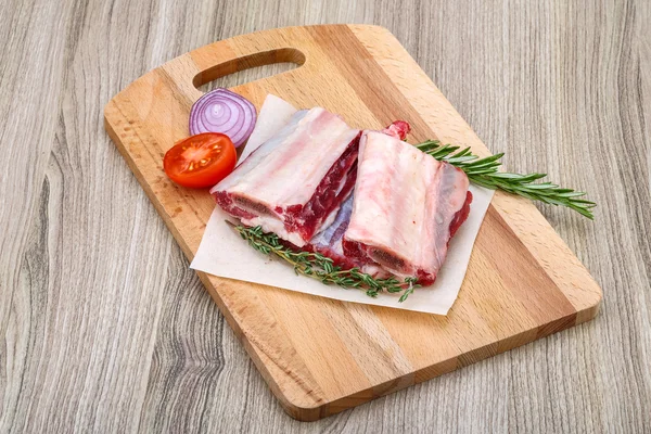 Raw beef ribs — Stock Photo, Image