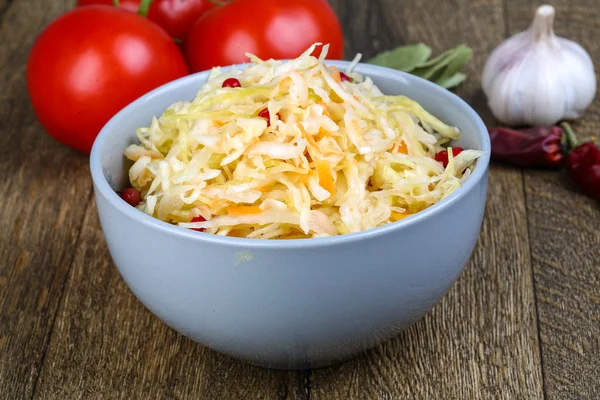 Fermented cabbage - Sauerkraut — Stock Photo, Image