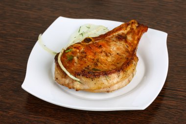 ızgara domuz biftek