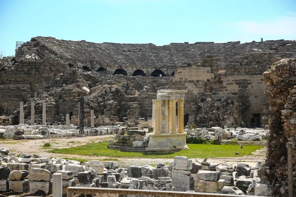 Side ruins in Turkey — Stock Photo, Image