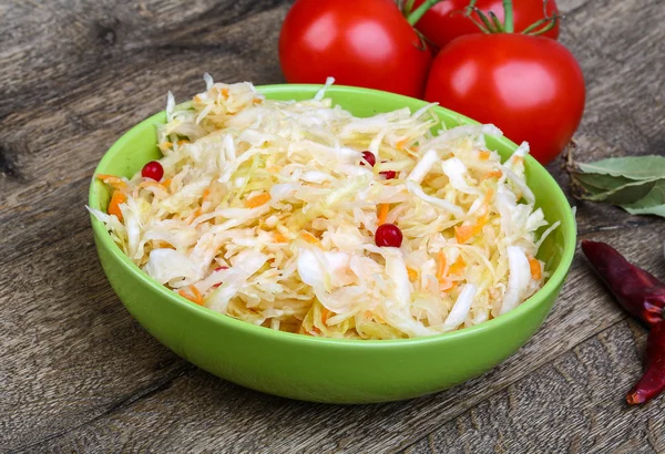 Fermented cabbage - Sauerkraut — Stock Photo, Image