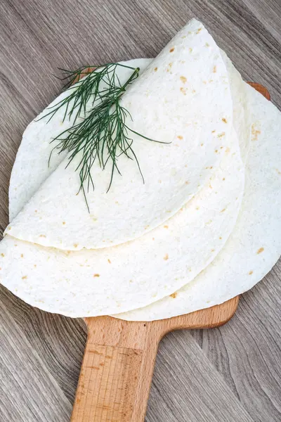 Tortillas mexicanas con eneldo —  Fotos de Stock