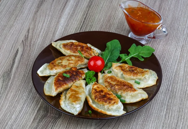 Japan traditionele keuken Gyoza — Stockfoto