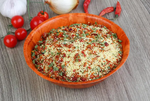 Arabic Raw couscous — Fotografie, imagine de stoc