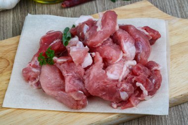 Doğranmış domuz eti