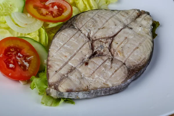 Grilled tuna steak — Stock Photo, Image