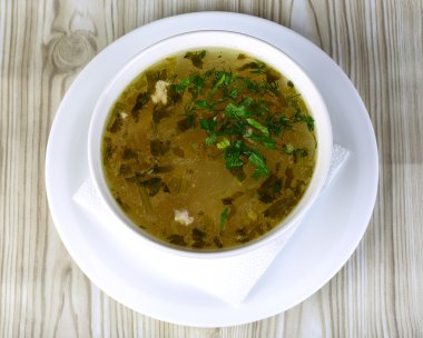 Sebze çorbası sebzeli çorba