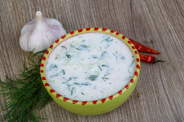 Griekse traditionele keuken Tzatziki — Stockfoto