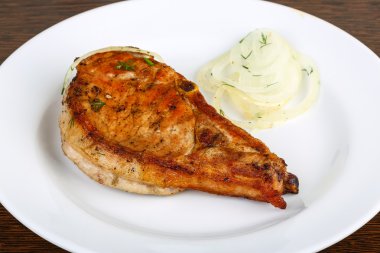 ızgara domuz biftek