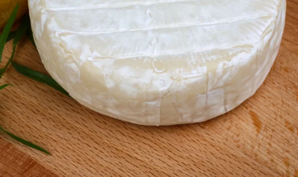 Rund Brie ost — Stockfoto