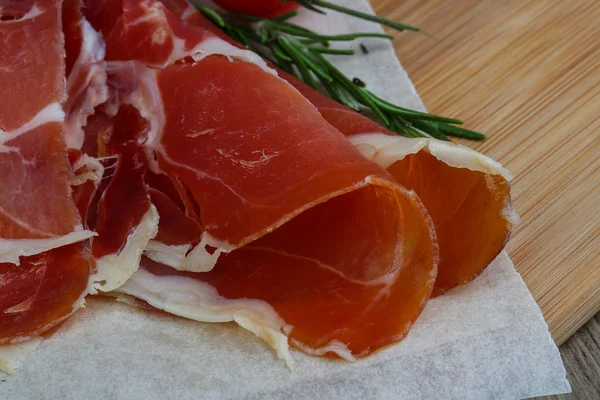 Collation traditionnelle espagnole - Jamon — Photo