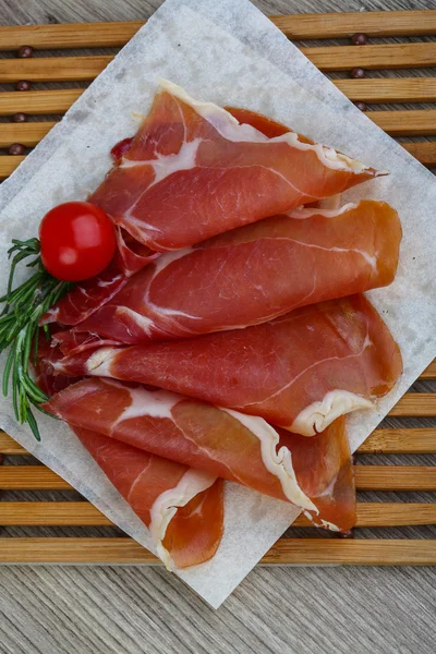 Spanyol hagyományos snack - Jamón — Stock Fotó