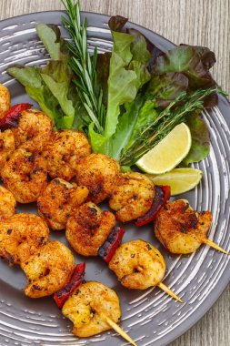 Kaplan karides şiş