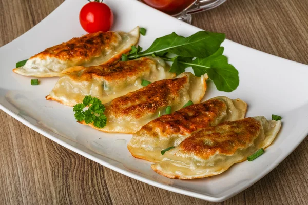 Japonská tradiční kuchyně - Gyoza — Stock fotografie