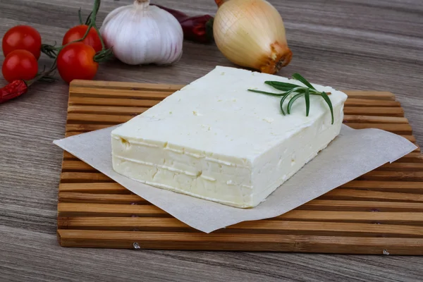 Formaggio tradizionale Brinza — Foto Stock