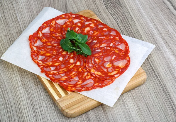 Spanish Chorizo sausage — Stock Photo, Image
