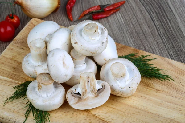 新鲜的原料香菇 — 图库照片