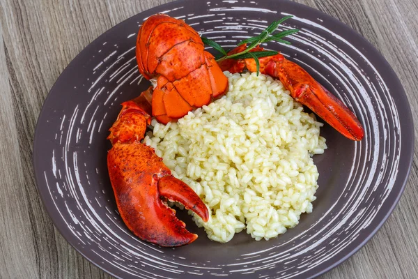 Delicous Risotto med hummer — Stockfoto