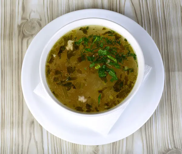 Vegetable soup Minestrone — Stock Photo, Image