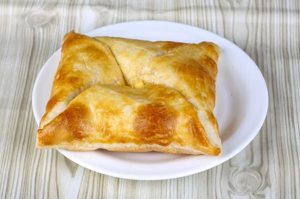 Hot Ossetian pie — Stock Photo, Image