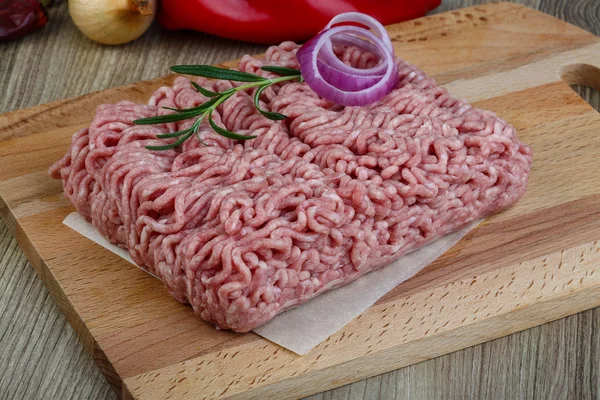 Carne de porc tocată brută — Fotografie, imagine de stoc