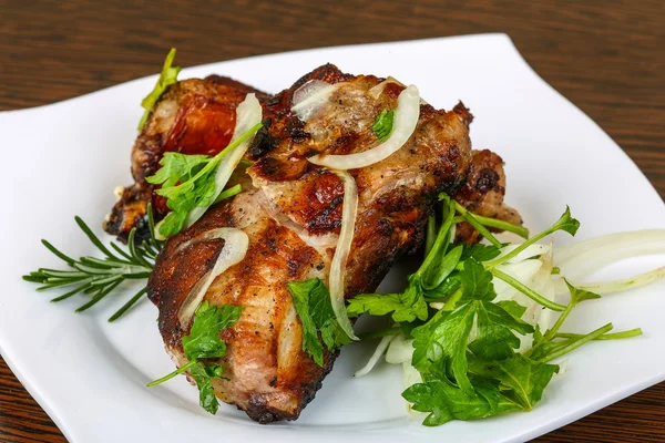 Costillas de cerdo asadas — Foto de Stock