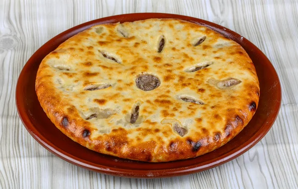 Hot Ossetian pie — Stock Photo, Image
