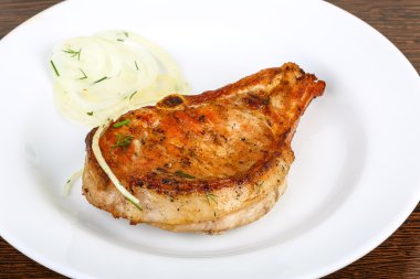 ızgara domuz biftek