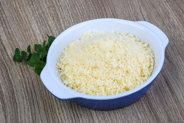 Shredded parmesan cheese — Stock Photo, Image