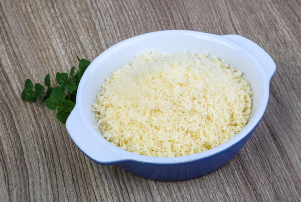 Queijo parmesão desfiado — Fotografia de Stock