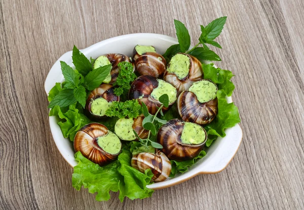 Franse keuken Escargot — Stockfoto