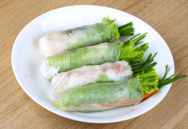 Asya geleneksel bahar rulolar