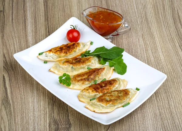 Japan traditional cuisine Gyoza