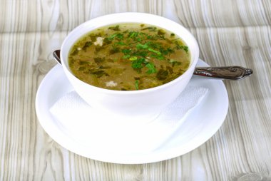 Sebze çorbası sebzeli çorba