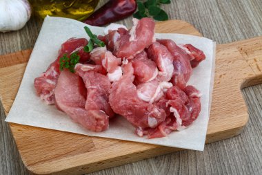 Doğranmış domuz eti