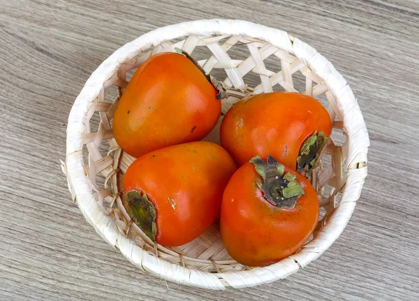 Verse rijpe sappige Persimmon — Stockfoto