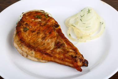 ızgara domuz biftek