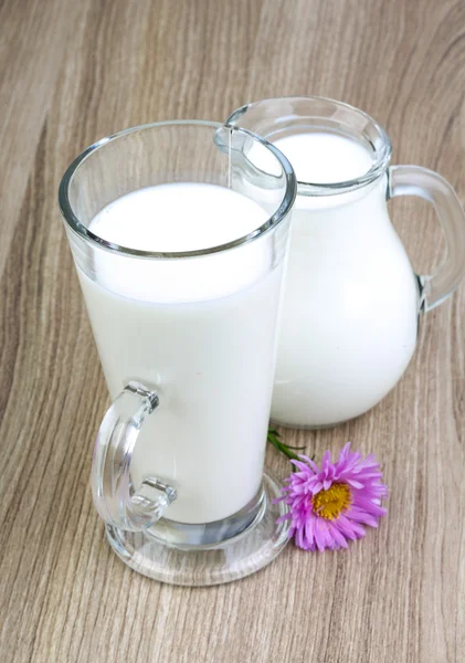 Frische kalte Milch — Stockfoto